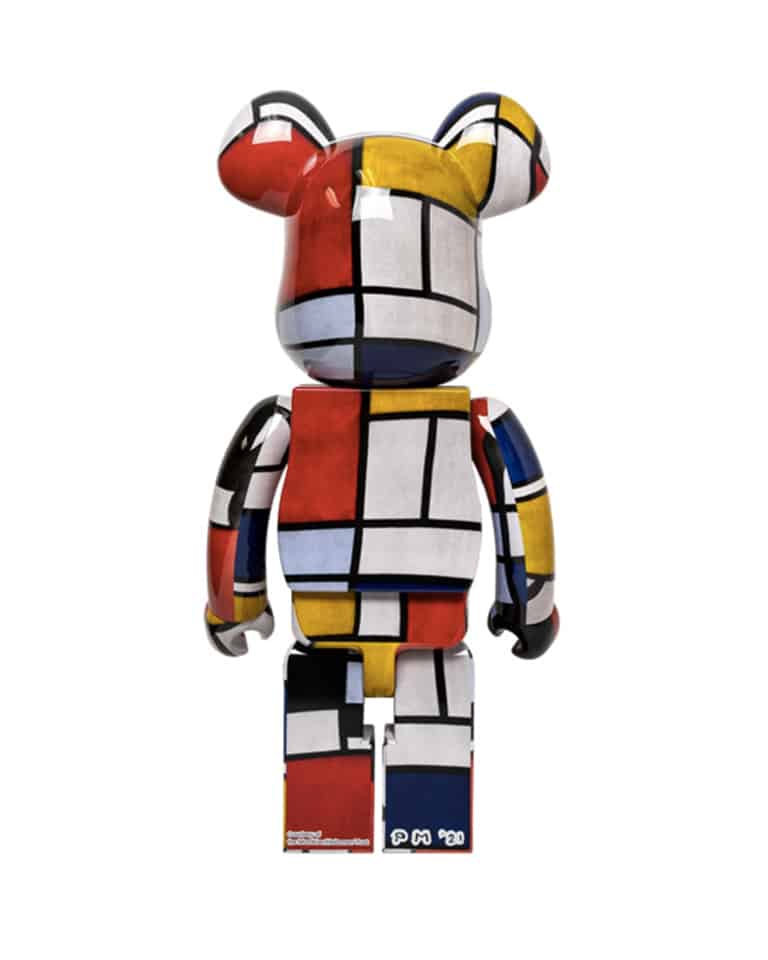 Medicom Toy Figurine Bearbrick 1000% Piet Mondrian