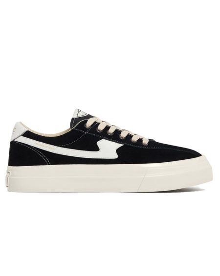 Basket Dellow Suede Black/White de la marque Stepney Workers Club vue de profile