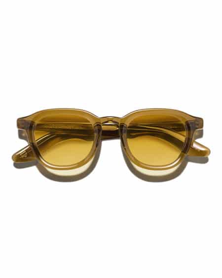 lunettes moscot dahven olive brown vue de face sur fond blanc