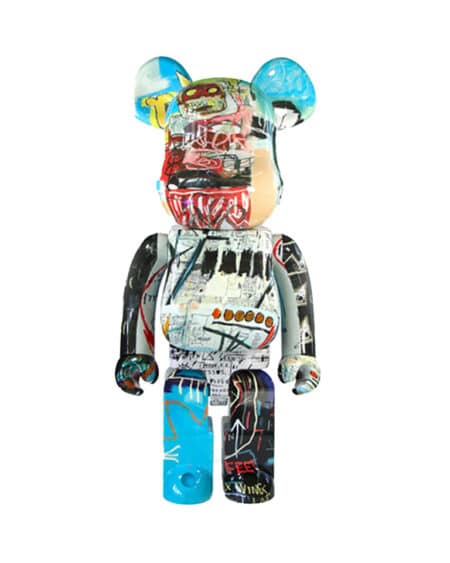 bearbrick 1000 jean michel basquiat special vue de face