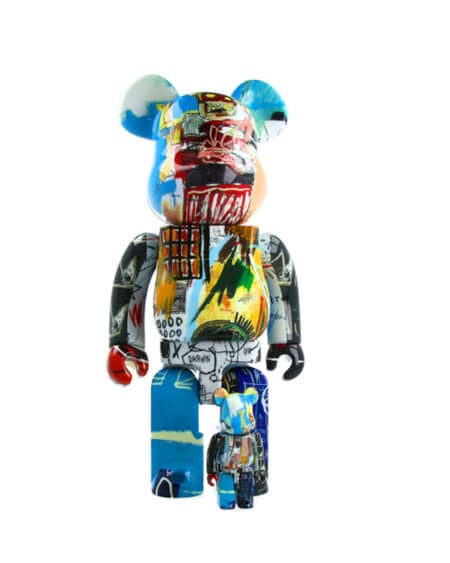 bearbrick 400% +100% jean michel basquiat special vue de face