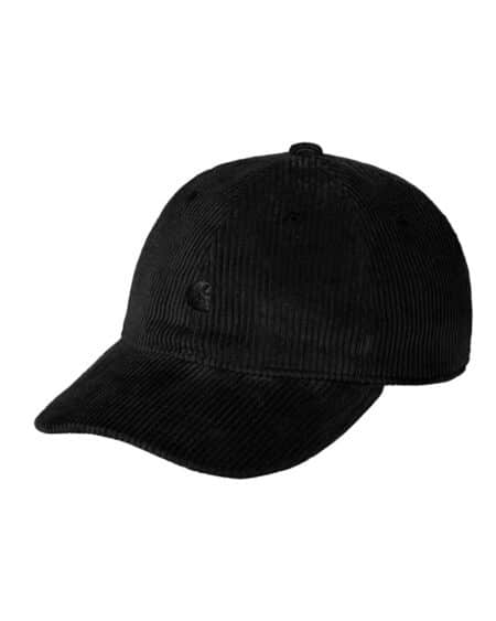 casquette harlem cap velours couleur noire vue de face