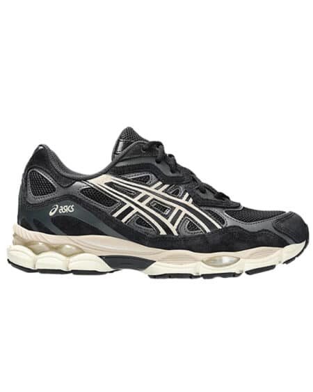 asics gel nyc black vue de coté droit