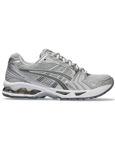 asics gel kayano 14 cloud grey clay grey vue du coté droit