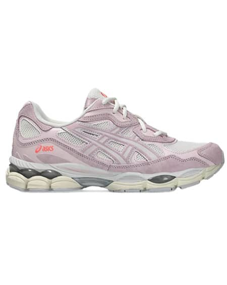 asics gel nyc couleur rose water et cream vue de cote droit