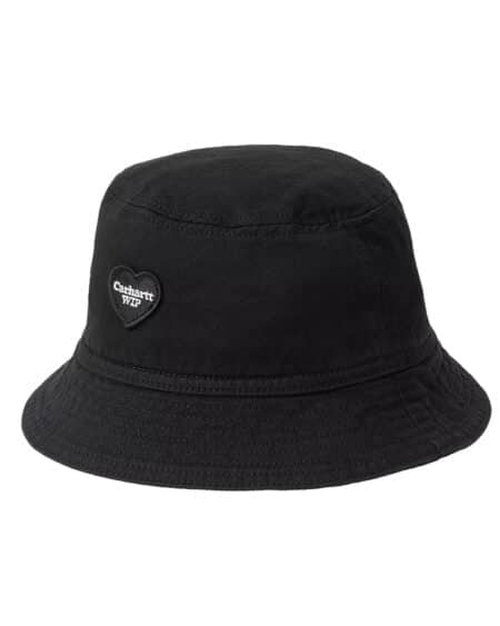 carhartt wip drewe bucket hat couleur black vue de face